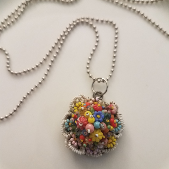 BoHo Beaded Pendant - Picture 3 of 3